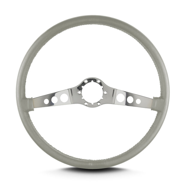 SS 15" POLISHED THIN GRIP LIGHT GREY