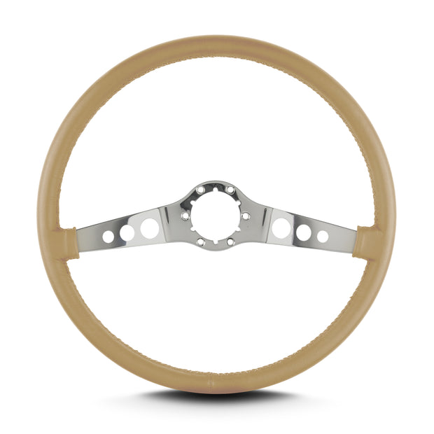 SS 15" POLISHED THIN GRIP TAN