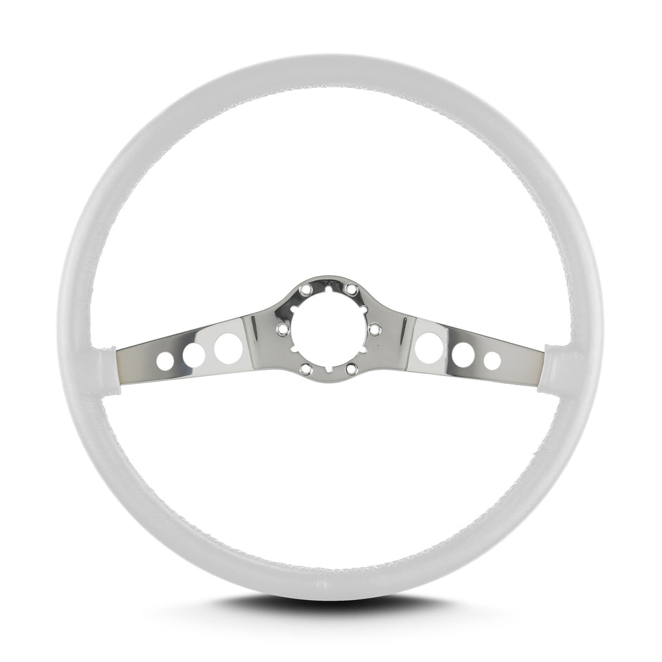 SS 15" POLISHED THIN GRIP WHITE