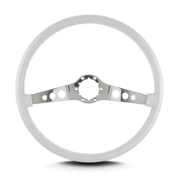 SS 15" POLISHED THIN GRIP WHITE