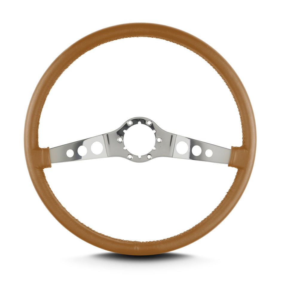 SS 15" POLISHED THIN GRIP CHESTNUT
