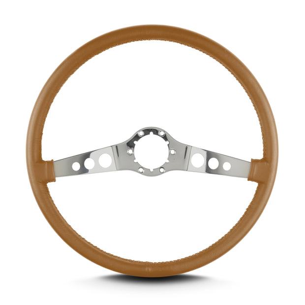 SS 15" POLISHED THIN GRIP CHESTNUT