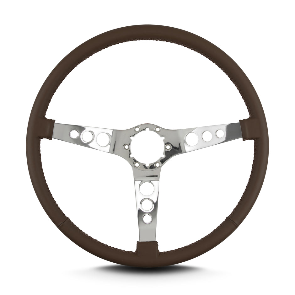 HOT ROD 15" POLISHED THIN GRIP BROWN