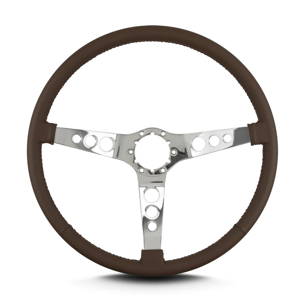 HOT ROD 15" POLISHED THIN GRIP BROWN