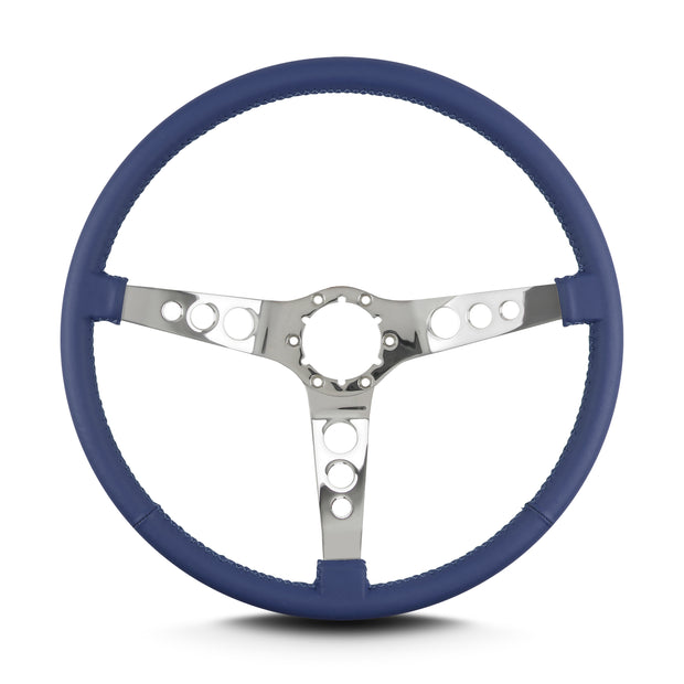HOT ROD 15" POLISHED THIN GRIP BLUE