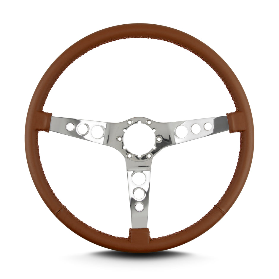 HOT ROD 15" POLISHED THIN GRIP CARAMEL