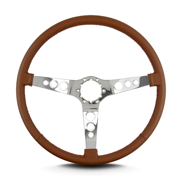 HOT ROD 15" POLISHED THIN GRIP CARAMEL