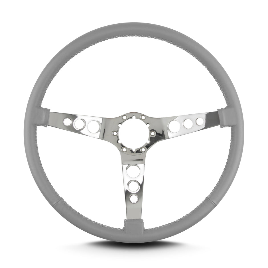 HOT ROD 15" POLISHED THIN GRIP LIGHT GREY