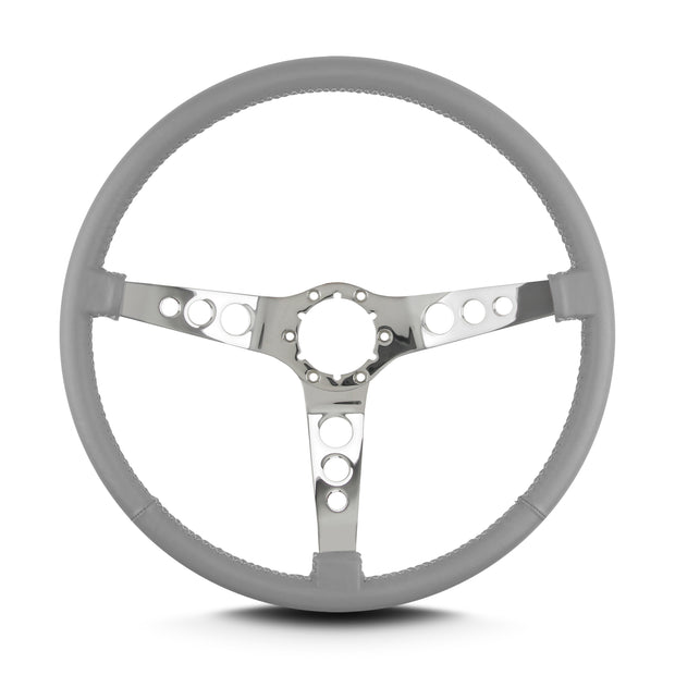 HOT ROD 15" POLISHED THIN GRIP LIGHT GREY