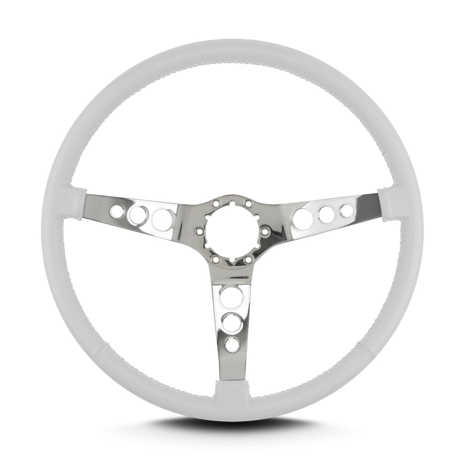 HOT ROD 15" POLISHED THIN GRIP WHITE