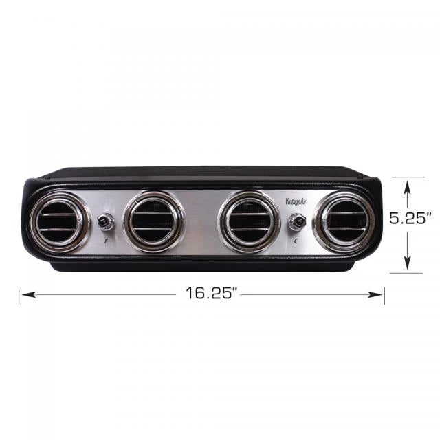 Heritage Under Dash System, Cool Only, Brushed Aluminum
