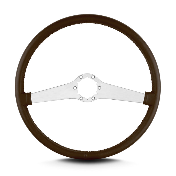 TWO SMOOTH 15" BRUSHED THIN GRIP BROWN