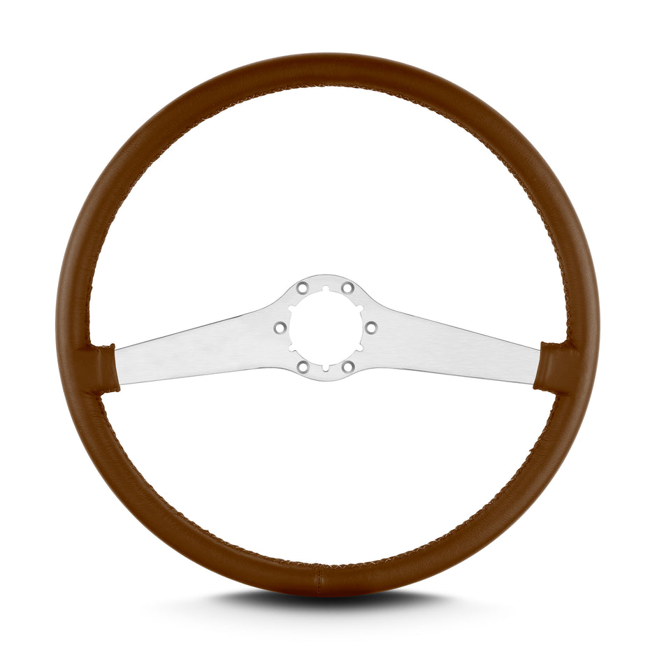 TWO SMOOTH 15" BRUSHED THIN GRIP CARAMEL