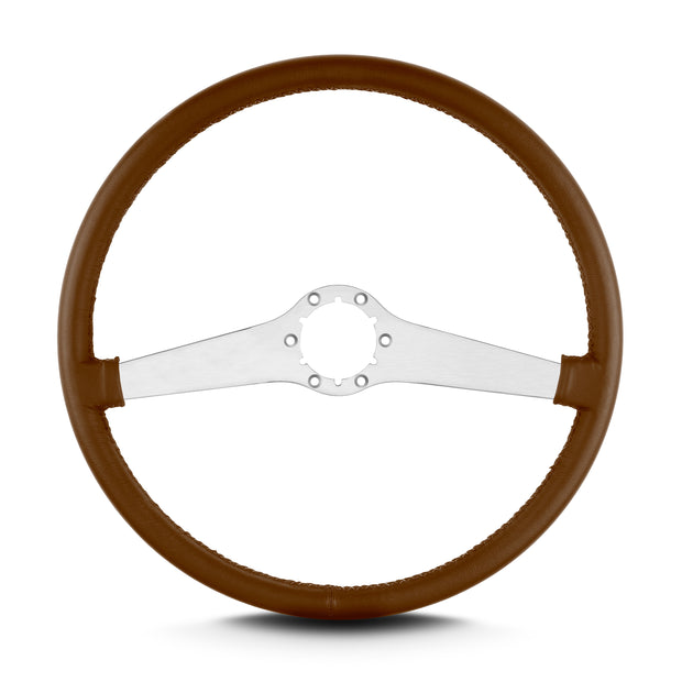 TWO SMOOTH 15" BRUSHED THIN GRIP CARAMEL