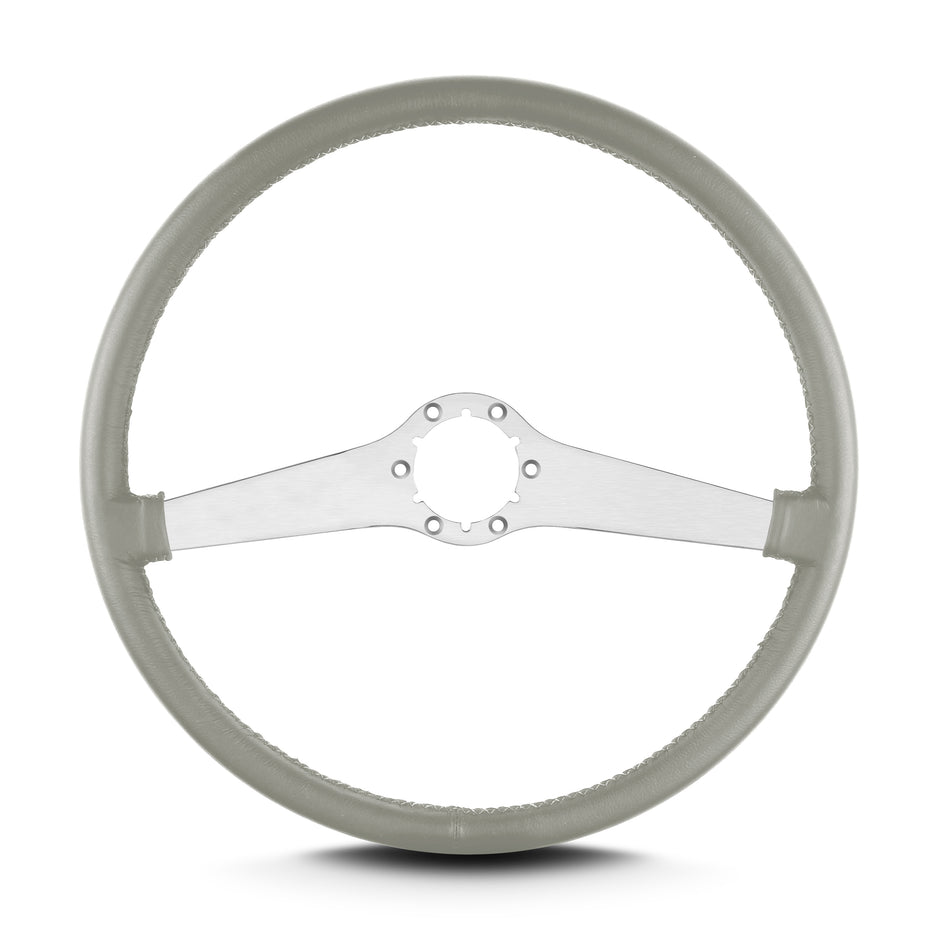 TWO SMOOTH 15" BRUSHED THIN GRIP LIGHT GREY