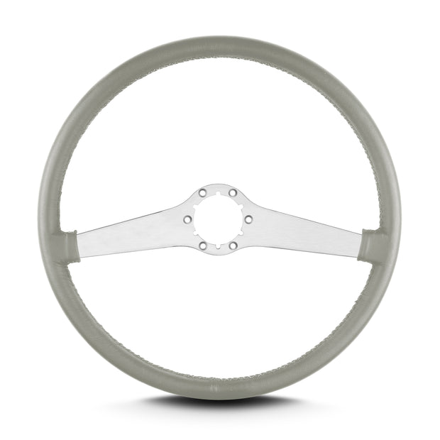 TWO SMOOTH 15" BRUSHED THIN GRIP LIGHT GREY