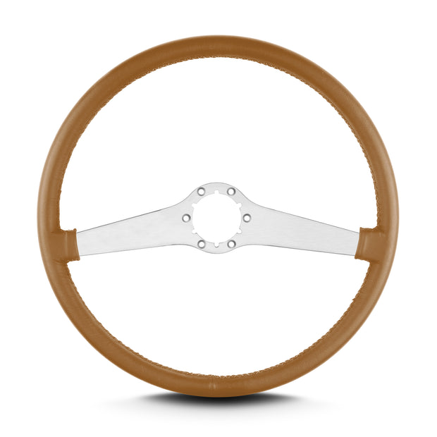 TWO SMOOTH 15" BRUSHED THIN GRIP CHESTNUT