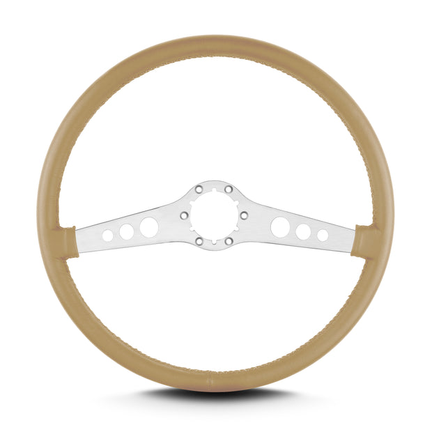 SS 15" BRUSHED THIN GRIP TAN