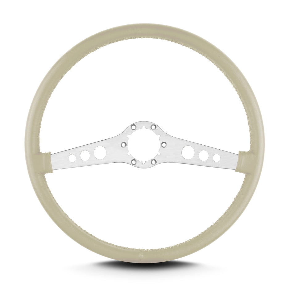 SS 15" BRUSHED THIN GRIP BONE