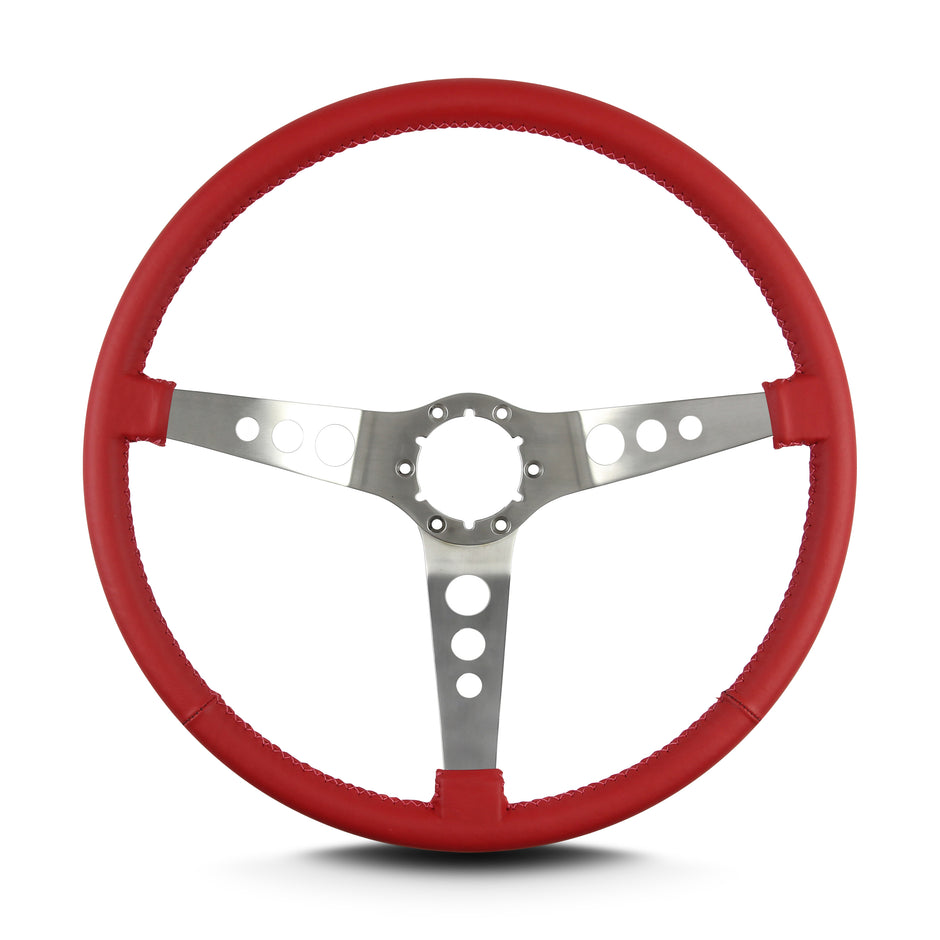 HOT ROD 15" BRUSHED THIN GRIP BRIGHT RED