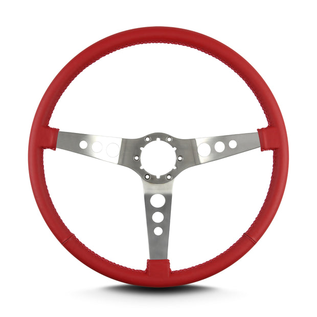HOT ROD 15" BRUSHED THIN GRIP BRIGHT RED