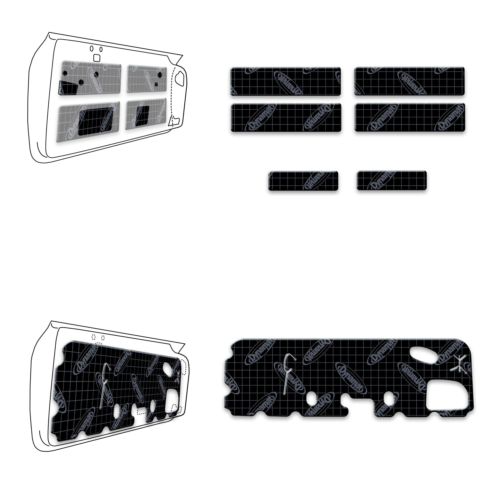 1969-1970 Mustang Door Kit - XFO M1 D3