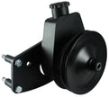Borgeson - Power Steering Pump Kit - P/N: 800330 - Ford power steering pump upgrade. Fits Ford 289/302/351W. Includes pump, bracket, pulley and hardware. Painted black.