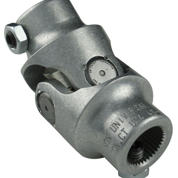 Borgeson - Steering U-Joint - P/N: 214664 - Aluminum single steering universal joint. Fits 17MM Double-D X 3/4 Smooth bore.