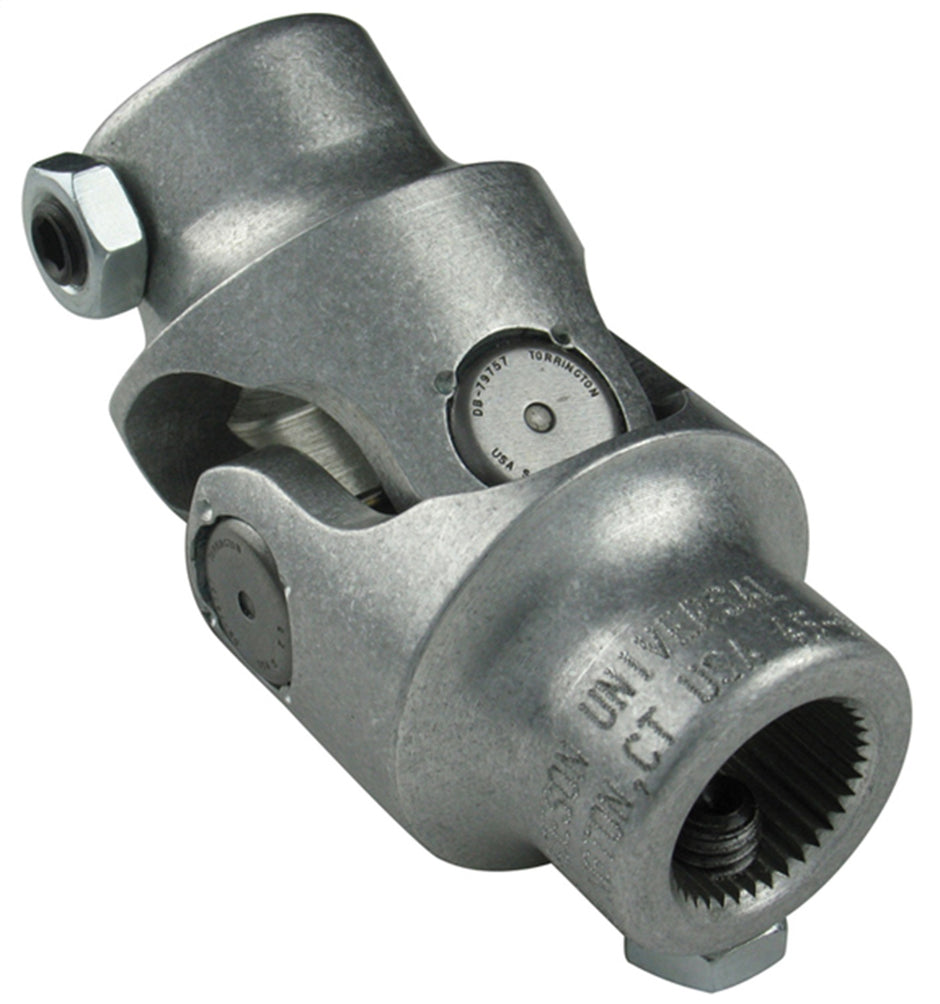 Borgeson - Steering U-Joint - P/N: 213452 - Aluminum single steering universal joint. Fits 3/4 in.-36 Spline X 1 in. Double-D.