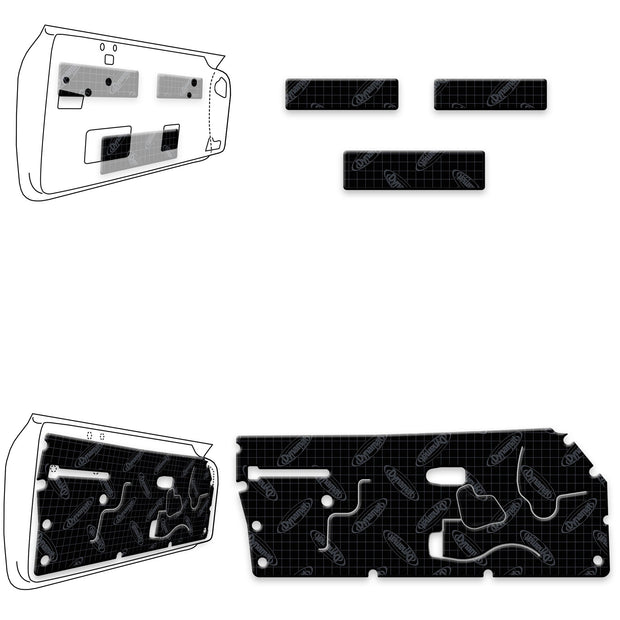1970-1981 Chevrolet Camaro / GM F-Body Door Kit - XGM F2 D
