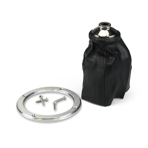 CLASSIC ROUND BRUSHED BILLET SHIFTER BOOT & RING