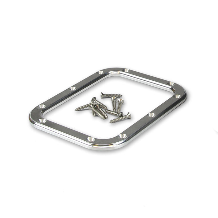 RECTANGULAR BRUSHED BILLET SHIFTER BOOT RING