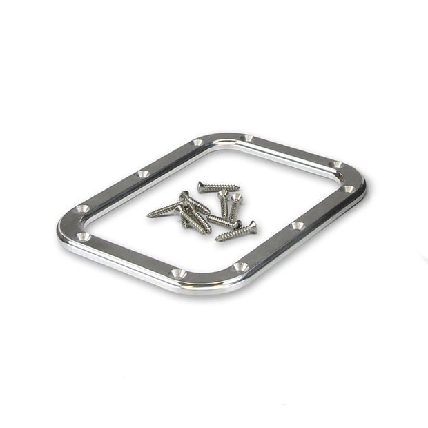 RECTANGULAR BRUSHED BILLET SHIFTER BOOT RING