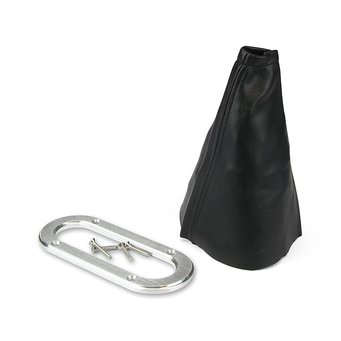 BRUSHED BILLET TRANS MOUNT HANDBRAKE BOOT & RING