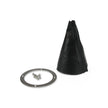 ROUND POLISHED STAINLESS SHIFTER BOOT & RING