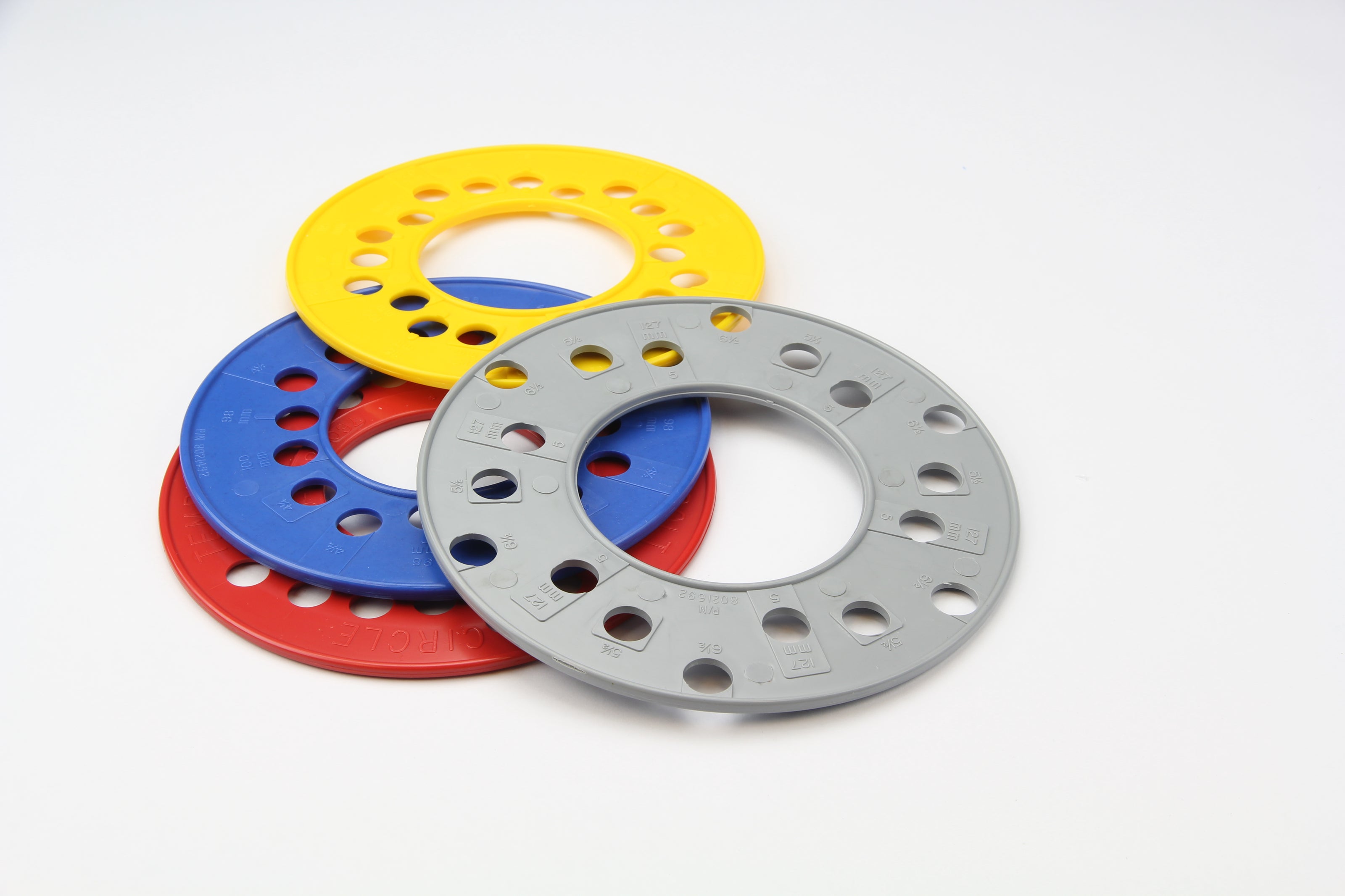 WHEEL BOLT CIRCLE COMPLETE KIT INCLUDES 5 LUG SAE, 4 LUG METRIC, 5 LUG METRIC, AND 6 LUG SAE TEMPLATES