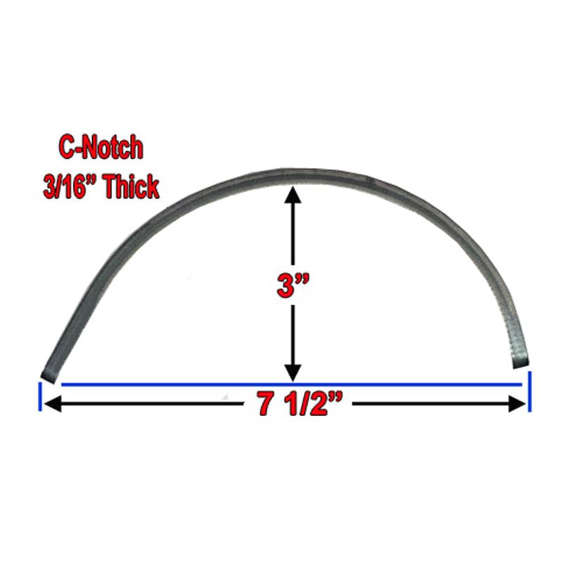 Rear Frame C-Notch Kit - 8006