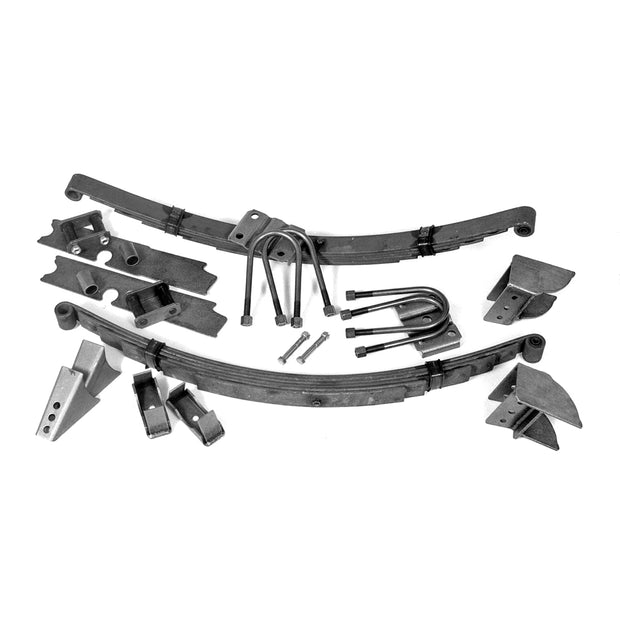 1933-34 Ford 3-Position Adjustable SuperSlide Rear Spring Kit w/Shocks - 80334 Series