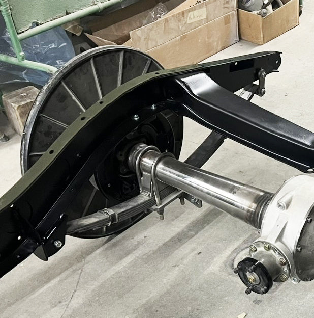 1933-34 Ford Single Position SuperSlide Rear Spring Kit w/Shocks - 8034 Series