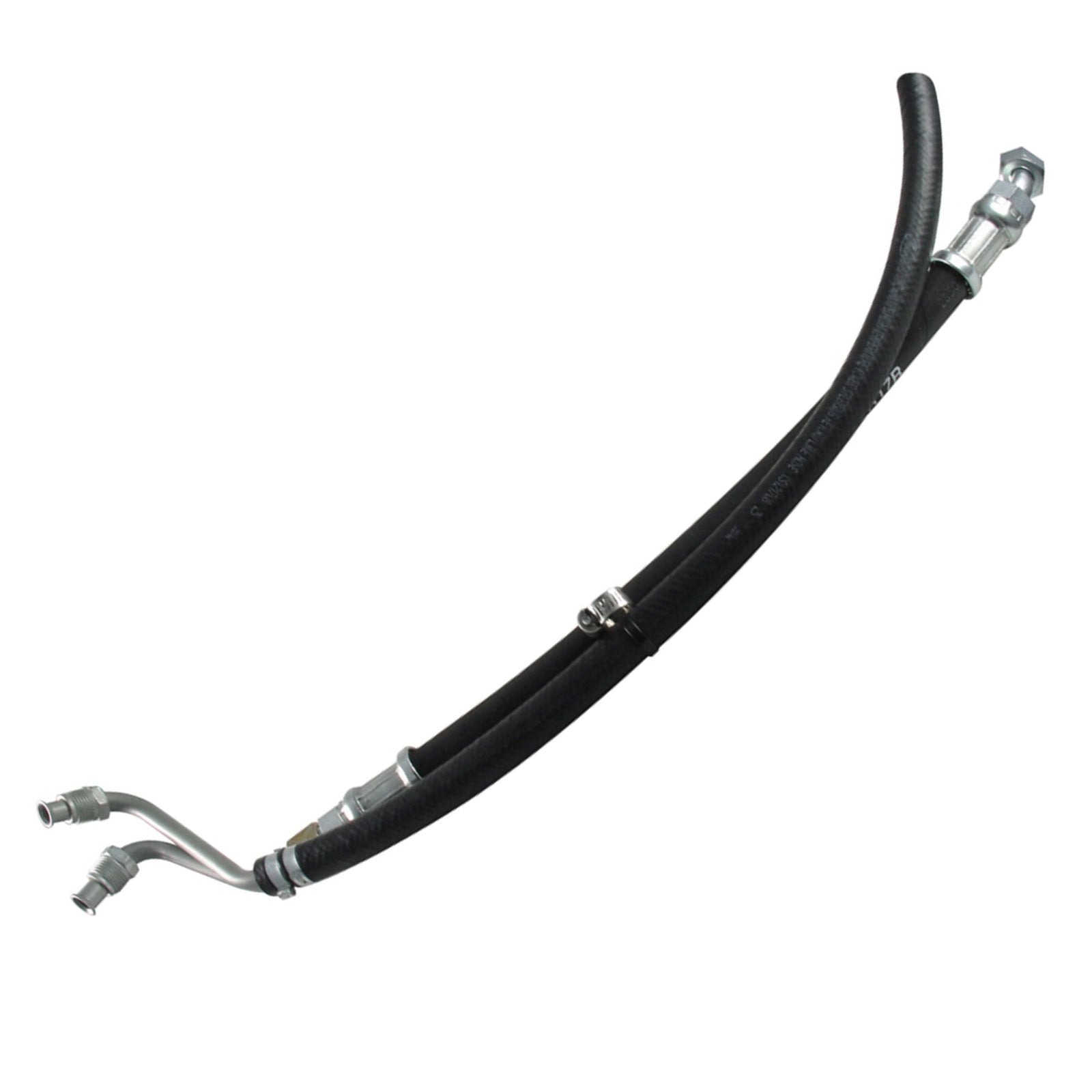 Borgeson - Power Steering Hose Kit - P/N: 925109 - 2 Piece OEM style rubber power steering hose kit. Connects Ford power steering pump to Borgeson Mustang power conversion box. I-6 applications only.