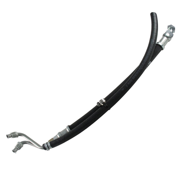 Borgeson - Power Steering Hose Kit - P/N: 925109 - 2 Piece OEM style rubber power steering hose kit. Connects Ford power steering pump to Borgeson Mustang power conversion box. I-6 applications only.