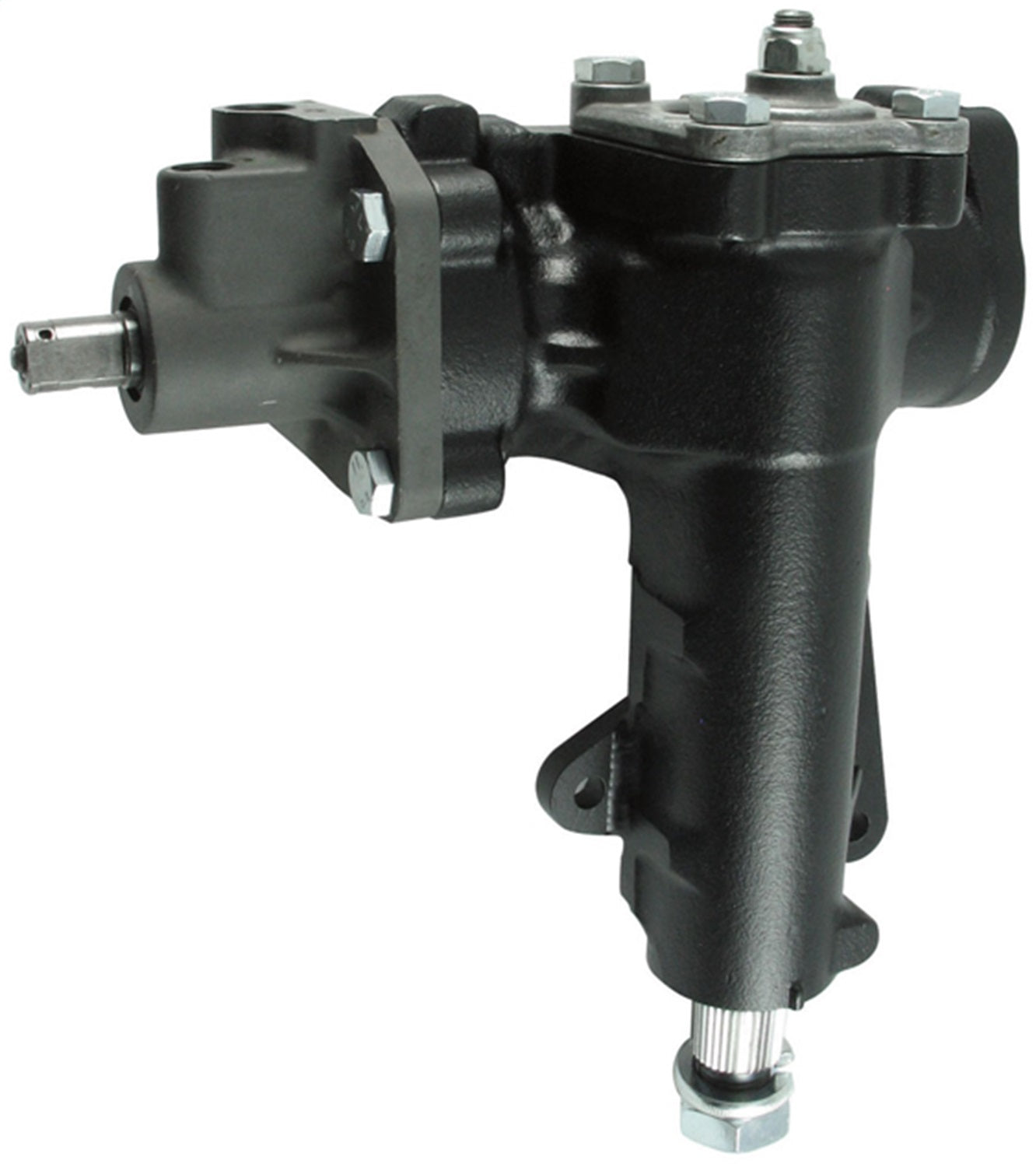 Borgeson - Power Steering Box - P/N: 800108 - Power steering conversion box for 1963-1982 Chevy Corvettes. Remanufactured Delphi 600 series power steering box with a 18MM Double-D input shaft and a 12.7:1 ratio.