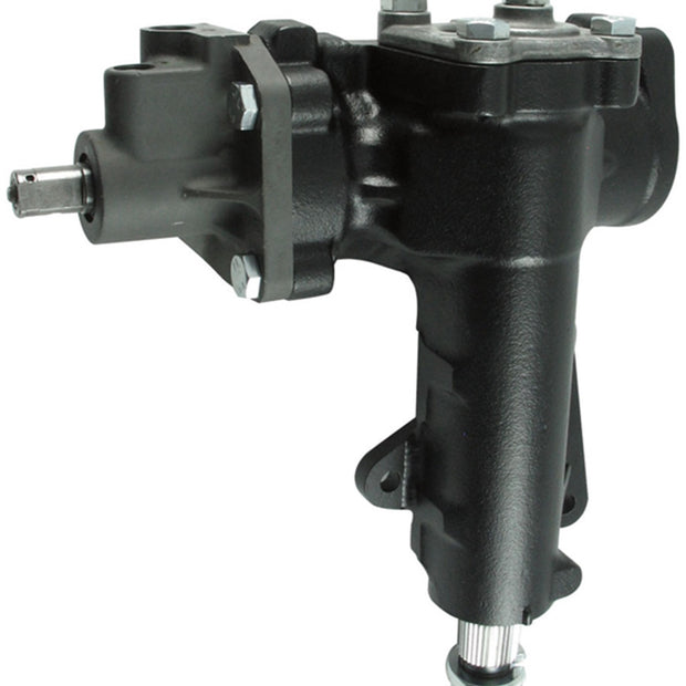 Borgeson - Power Steering Box - P/N: 800108 - Power steering conversion box for 1963-1982 Chevy Corvettes. Remanufactured Delphi 600 series power steering box with a 18MM Double-D input shaft and a 12.7:1 ratio.