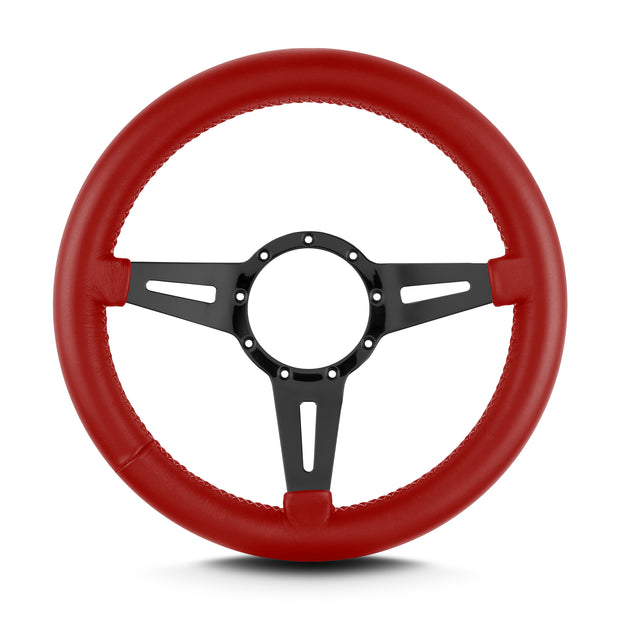 MARK 4 ELEGANTE BLACK  THICK GRIP BRIGHT RED