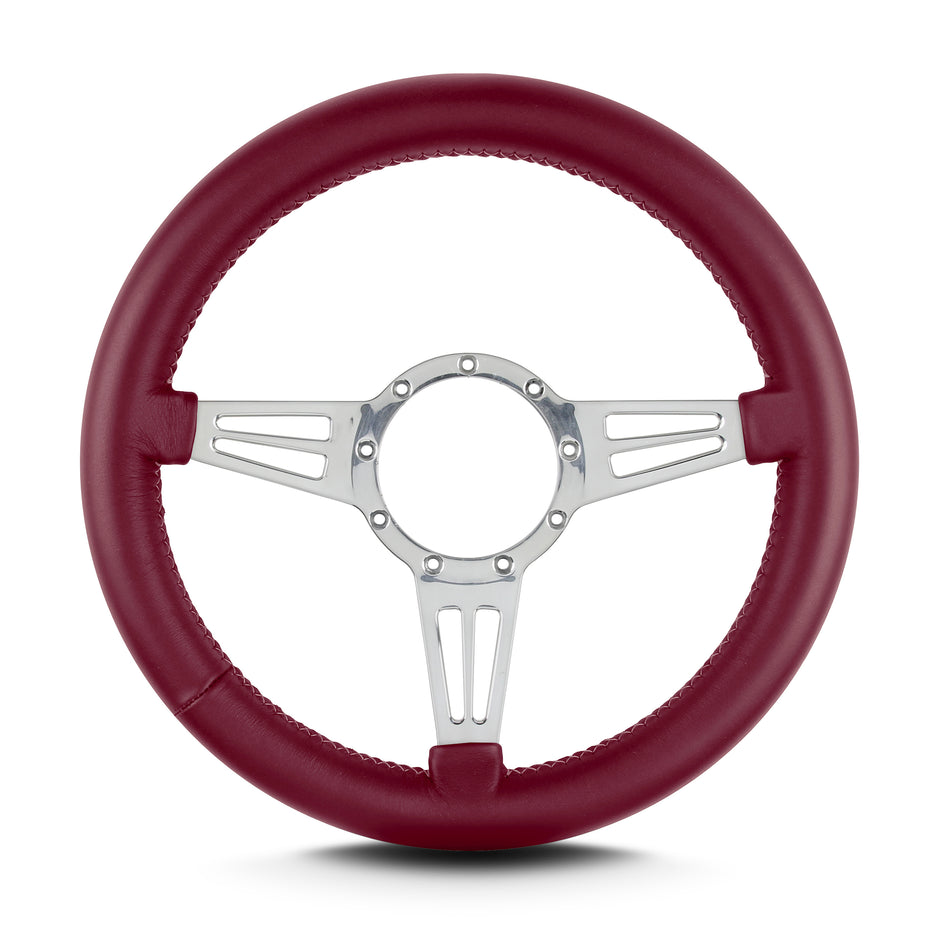 MARK 4 DOUBLE SLOT POLISHED  THICK GRIP BURGANDY