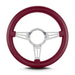 MARK 4 DOUBLE SLOT POLISHED  THICK GRIP BURGANDY