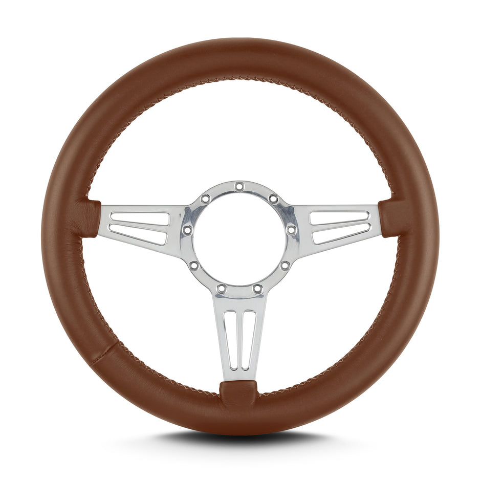 MARK 4 DOUBLE SLOT POLISHED  THICK GRIP CARAMEL