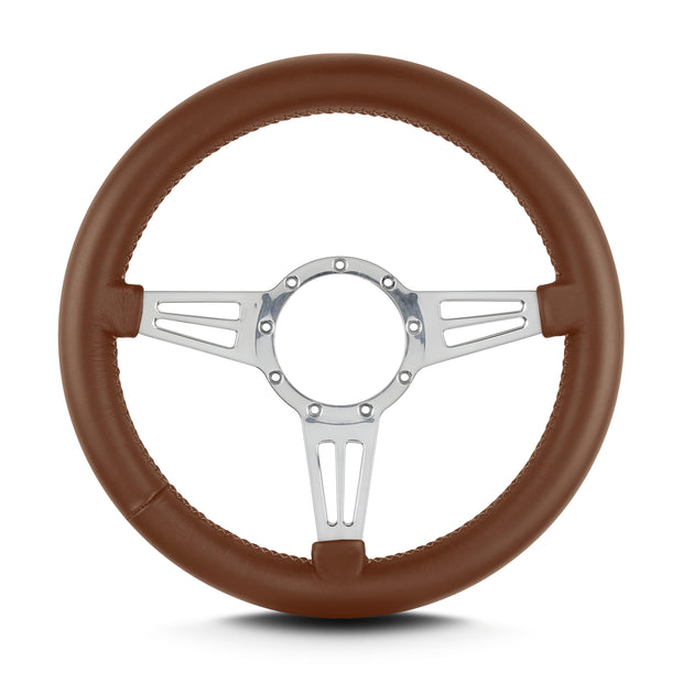 MARK 4 DOUBLE SLOT POLISHED  THICK GRIP CARAMEL