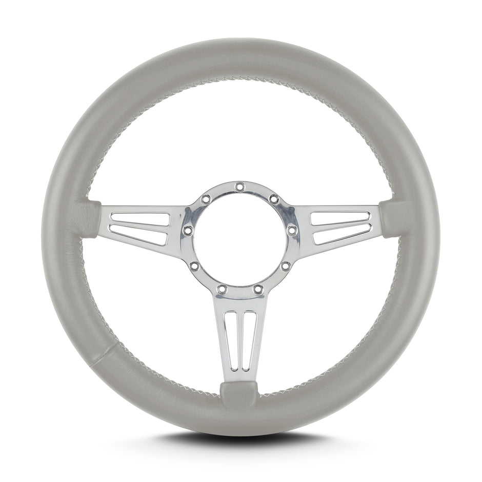 MARK 4 DOUBLE SLOT POLISHED  THICK GRIP LIGHT GREY