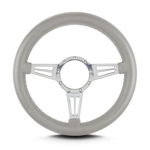 MARK 4 DOUBLE SLOT POLISHED  THICK GRIP LIGHT GREY